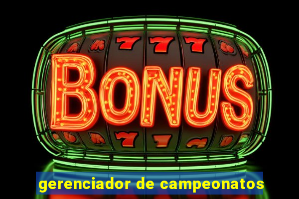 gerenciador de campeonatos